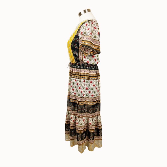 Anthropologie One September Provençal MIDI Dress Size X-Small - Picture 7 of 11